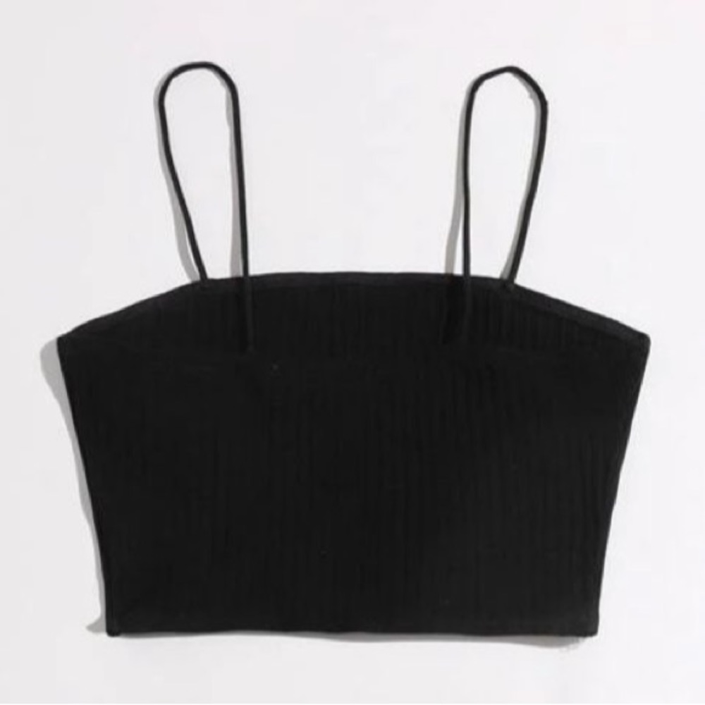 Rib-knit cami top
